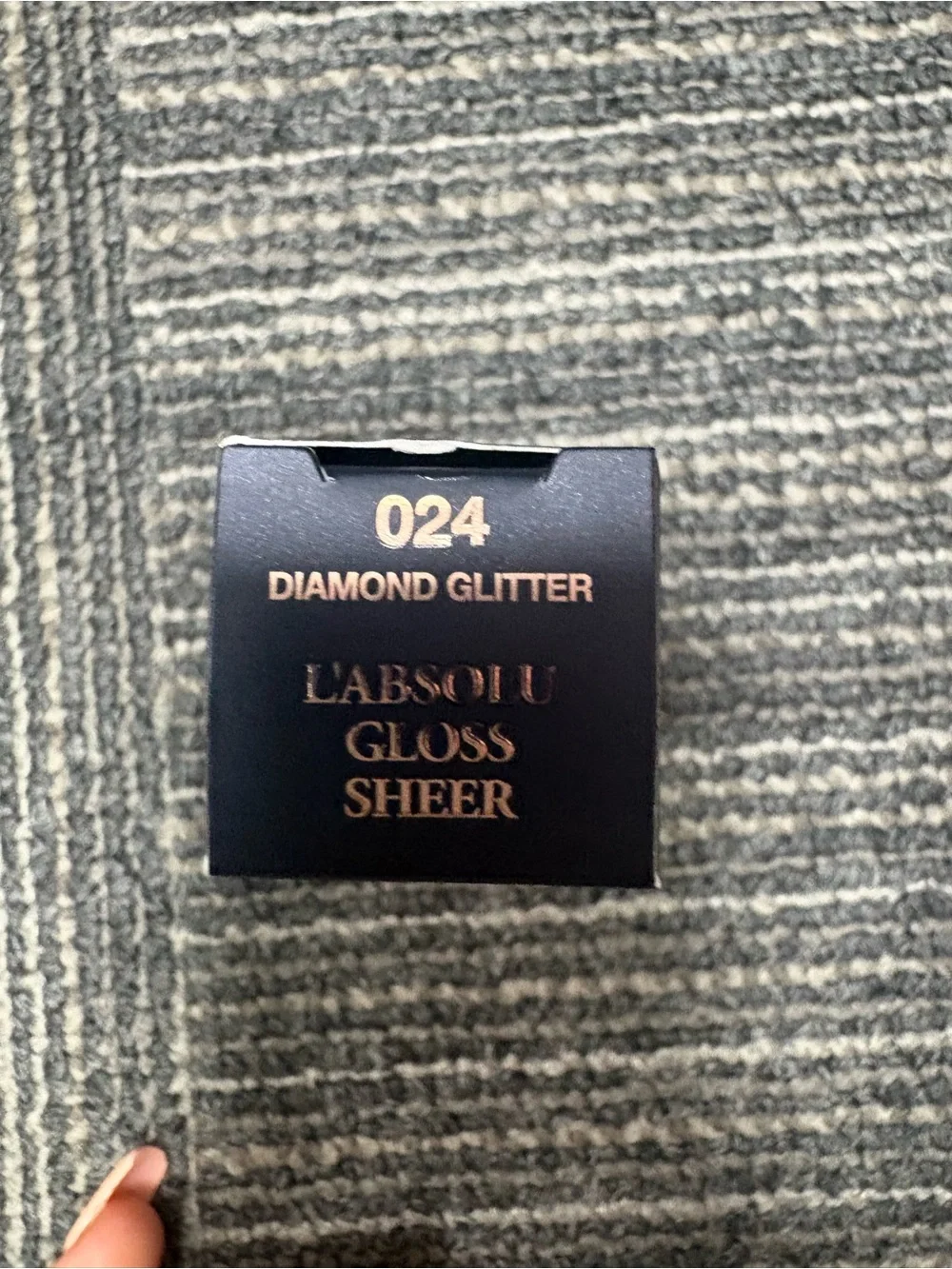 L'Absolu Gloss Sheer Lip Gloss - Navy & Rose Gold Packaging